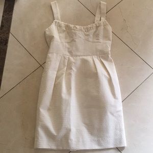 Nanette Lepore Off-White Midi Dress Size 10
